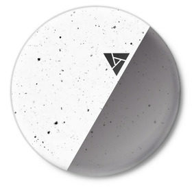 Значок с принтом ARTIFACT в Тюмени,  металл | круглая форма, металлическая застежка в виде булавки | 