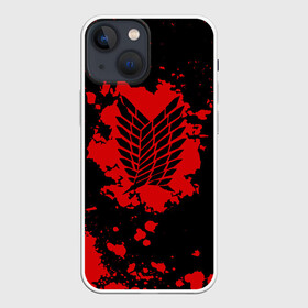 Чехол для iPhone 13 mini с принтом Кровавый логотип АТАКА ТИТАНОВ в Тюмени,  |  | 2 | 3 | anime | attack on titan | the wings of counterattack | аниме | анимэ | армин арлерт | атака на титанов | атака титанов | микаса аккерман | мультсериал | эрен йегер | японское