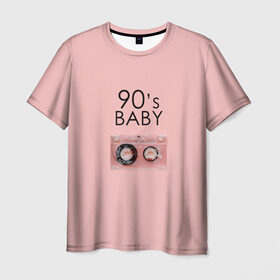 Мужская футболка 3D с принтом 90-е в Тюмени, 100% полиэфир | прямой крой, круглый вырез горловины, длина до линии бедер | Тематика изображения на принте: mtv | music | детство | дискотека | кассета | музыка | перестройка | ретро | ссср