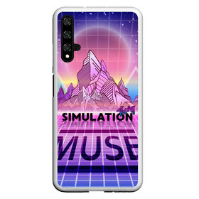 Чехол для Honor 20 с принтом Simulation Theory Muse в Тюмени, Силикон | Область печати: задняя сторона чехла, без боковых панелей | Тематика изображения на принте: matthew bellamy | muse | simulation theory | мьюз | мэт бэллами | мэтью беллами