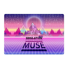 Магнитный плакат 3Х2 с принтом Simulation Theory. Muse в Тюмени, Полимерный материал с магнитным слоем | 6 деталей размером 9*9 см | matthew bellamy | muse | simulation theory | мьюз | мэт бэллами | мэтью беллами