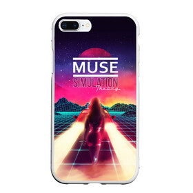 Чехол для iPhone 7Plus/8 Plus матовый с принтом Muse Simulation Theory в Тюмени, Силикон | Область печати: задняя сторона чехла, без боковых панелей | matthew bellamy | muse | simulation theory | мьюз | мэт бэллами | мэтью беллами