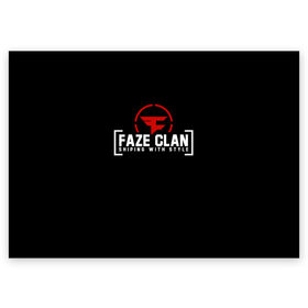 Поздравительная открытка с принтом FAZE CLAN в Тюмени, 100% бумага | плотность бумаги 280 г/м2, матовая, на обратной стороне линовка и место для марки
 | action | astralis | awp | counter strike | cs go | cs go global offensive | cybersport | faze clan | game | gamer | hyper beast | shooter | skin | team liquid | киберспорт | оружие | скины