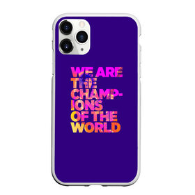 Чехол для iPhone 11 Pro Max матовый с принтом Queen We Are The Champions в Тюмени, Силикон |  | Тематика изображения на принте: bohemian | brian | freddie | may | mercury | queen | rhapsody | roger | taylor | богемная | богемская | брайан | джон | королева | меркьюри | мэй | рапсодия | роджер | тейлор | фредди