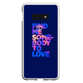 Чехол для Samsung S10E с принтом Queen Somebody To Love в Тюмени, Силикон | Область печати: задняя сторона чехла, без боковых панелей | bohemian | brian | freddie | may | mercury | queen | rhapsody | roger | taylor | богемная | богемская | брайан | джон | королева | меркьюри | мэй | рапсодия | роджер | тейлор | фредди