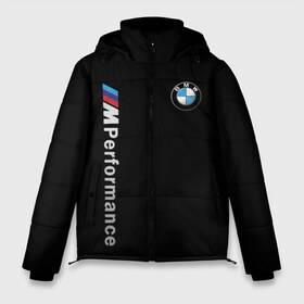 Мужская зимняя куртка 3D с принтом BMW PERFORMANCE в Тюмени, верх — 100% полиэстер; подкладка — 100% полиэстер; утеплитель — 100% полиэстер | длина ниже бедра, свободный силуэт Оверсайз. Есть воротник-стойка, отстегивающийся капюшон и ветрозащитная планка. 

Боковые карманы с листочкой на кнопках и внутренний карман на молнии. | Тематика изображения на принте: auto | bmw | bmw performance | motorsport | sport | авто | автомобиль | автомобильные | бмв | бренд | марка | машины | моторспорт | спорт