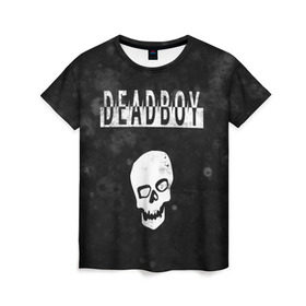 Женская футболка 3D с принтом BONES DEADBOY / SESH в Тюмени, 100% полиэфир ( синтетическое хлопкоподобное полотно) | прямой крой, круглый вырез горловины, длина до линии бедер | bones | boy | dead | deadboy | elmo | hdmi | hip | hop | kennedy | metal | rap | rapper | scream | sesh | seshollowaterboyz | skull | team | кеннеди | кости | костя | метал | рэп | рэпер | сеш | скрим | сэш | хип | хоп | череп | элмо