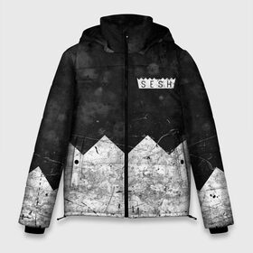 Мужская зимняя куртка 3D с принтом BONES SESH Team в Тюмени, верх — 100% полиэстер; подкладка — 100% полиэстер; утеплитель — 100% полиэстер | длина ниже бедра, свободный силуэт Оверсайз. Есть воротник-стойка, отстегивающийся капюшон и ветрозащитная планка. 

Боковые карманы с листочкой на кнопках и внутренний карман на молнии. | bones | boy | dead | deadboy | elmo | hdmi | hip | hop | kennedy | metal | rap | rapper | scream | sesh | seshollowaterboyz | skull | team | кеннеди | кости | костя | метал | рэп | рэпер | сеш | скрим | сэш | хип | хоп | череп | элмо