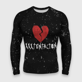 Мужской рашгард 3D с принтом XXXTentacion Red Broken Heart в Тюмени,  |  | broken | dead | heart | king | legend | music | rap | rapper | red | revenge | rip | xtentation | xxtennation | xxx | xxxtentacion | красное | мертв | музыка | память | разбитое | репер | рип | рэп | сердце | тентасьон | умер