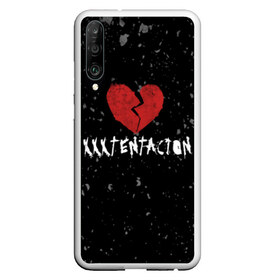 Чехол для Honor P30 с принтом XXXTentacion Red Broken Heart в Тюмени, Силикон | Область печати: задняя сторона чехла, без боковых панелей | broken | dead | heart | king | legend | music | rap | rapper | red | revenge | rip | xtentation | xxtennation | xxx | xxxtentacion | красное | мертв | музыка | память | разбитое | репер | рип | рэп | сердце | тентасьон | умер