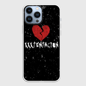 Чехол для iPhone 13 Pro Max с принтом XXXTentacion Red Broken Heart в Тюмени,  |  | Тематика изображения на принте: broken | dead | heart | king | legend | music | rap | rapper | red | revenge | rip | xtentation | xxtennation | xxx | xxxtentacion | красное | мертв | музыка | память | разбитое | репер | рип | рэп | сердце | тентасьон | умер