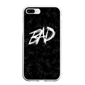 Чехол для iPhone 7Plus/8 Plus матовый с принтом XXXTentacion - BAD в Тюмени, Силикон | Область печати: задняя сторона чехла, без боковых панелей | bad | broken | dead | heart | king | music | rap | rapper | red | revenge | rip | xtentation | xxtennation | xxx | xxxtentacion | красное | мертв | музыка | память | разбитое | репер | рип | рэп | сердце | тентасьон | умер