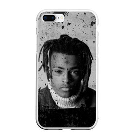 Чехол для iPhone 7Plus/8 Plus матовый с принтом XXXTentacion в Тюмени, Силикон | Область печати: задняя сторона чехла, без боковых панелей | broken | dead | heart | king | legend | music | rap | rapper | red | revenge | rip | xtentation | xxtennation | xxx | xxxtentacion | красное | мертв | музыка | память | разбитое | репер | рип | рэп | сердце | тентасьон | умер