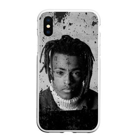 Чехол для iPhone XS Max матовый с принтом XXXTentacion в Тюмени, Силикон | Область печати: задняя сторона чехла, без боковых панелей | Тематика изображения на принте: broken | dead | heart | king | legend | music | rap | rapper | red | revenge | rip | xtentation | xxtennation | xxx | xxxtentacion | красное | мертв | музыка | память | разбитое | репер | рип | рэп | сердце | тентасьон | умер