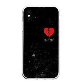 Чехол для iPhone XS Max матовый с принтом Lil Peep Broken Heart в Тюмени, Силикон | Область печати: задняя сторона чехла, без боковых панелей | broken | dead | heart | lil | lil peep | lilpeep | music | peep | pump | rap | rapper | red | rip | густав | красное | лил | лил пип | лилпип | мертв | память | пип | разбитое | рип | рэп | рэпер | сердечко | сердце | умер | эмо