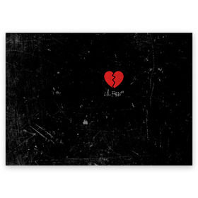 Поздравительная открытка с принтом Lil Peep Broken Heart в Тюмени, 100% бумага | плотность бумаги 280 г/м2, матовая, на обратной стороне линовка и место для марки
 | Тематика изображения на принте: broken | dead | heart | lil | lil peep | lilpeep | music | peep | pump | rap | rapper | red | rip | густав | красное | лил | лил пип | лилпип | мертв | память | пип | разбитое | рип | рэп | рэпер | сердечко | сердце | умер | эмо