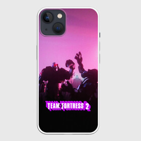 Чехол для iPhone 13 с принтом Team Fortress 2 в Тюмени,  |  | characters | demoman | engineer | heavy | medic | pyro | s | sniper | soldier | spy | team fortress 2 | медик | персонажи | поджигатель | подрывник | пулеметчик | разведчик | снайпер | солдат | шпион