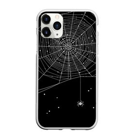 Чехол для iPhone 11 Pro матовый с принтом Паутина в Тюмени, Силикон |  | вода | день мертвых | дизайнерская | искусство | капли | картинка | круто | лучший | мексика | мода | молодёжная | мрак | насекомое | ночь | паук | паутина | подарок | поздравление | праздник | рисунок
