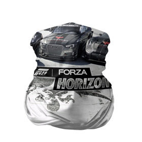 Бандана-труба 3D с принтом Forza Horizon в Тюмени, 100% полиэстер, ткань с особыми свойствами — Activecool | плотность 150‒180 г/м2; хорошо тянется, но сохраняет форму | games | playground | авто | гонки | горизонт | машины | сила | фестиваль | форза | хоризон
