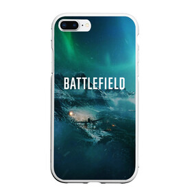 Чехол для iPhone 7Plus/8 Plus матовый с принтом BATTLEFIELD в Тюмени, Силикон | Область печати: задняя сторона чехла, без боковых панелей | action | battlefield | battlefield 5 | battlefield v | dice | electronic arts | game | war | world war | война | вторая мировая | игры | солдат | солдаты | шутер