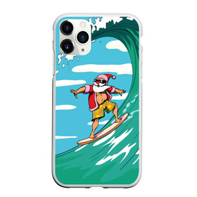 Чехол для iPhone 11 Pro матовый с принтом Cool Santa в Тюмени, Силикон |  | cool | creative | design | holiday | merry christmas | new year | sea | summer | surfing | wave | волна | дизайн | канары | креатив | круто | лето | море | новый год | рождество | сёрфинг