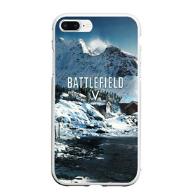 Чехол для iPhone 7Plus/8 Plus матовый с принтом BATTLEFIELD в Тюмени, Силикон | Область печати: задняя сторона чехла, без боковых панелей | action | battlefield | battlefield 5 | battlefield v | dice | electronic arts | game | war | world war | война | вторая мировая | игры | солдат | солдаты | шутер