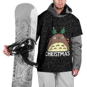 Накидка на куртку 3D с принтом Totoro Christmas в Тюмени, 100% полиэстер |  | anime | christmas | moon | myneighbortotoro | night | totoro | xmas | аниме | канта | кодомо | котобус | кусакабэ | мэй | рождество | сусуватари | тацуо | тоторо | хаяомиядзаки | ясуко