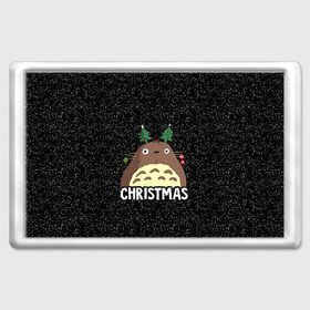 Магнит 45*70 с принтом Totoro Christmas в Тюмени, Пластик | Размер: 78*52 мм; Размер печати: 70*45 | anime | christmas | moon | myneighbortotoro | night | totoro | xmas | аниме | канта | кодомо | котобус | кусакабэ | мэй | рождество | сусуватари | тацуо | тоторо | хаяомиядзаки | ясуко
