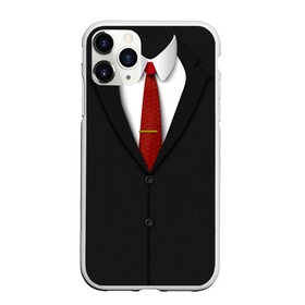 Чехол для iPhone 11 Pro Max матовый с принтом Костюм 47 в Тюмени, Силикон |  | agent47 | game | killer | агент47 | бесшумный