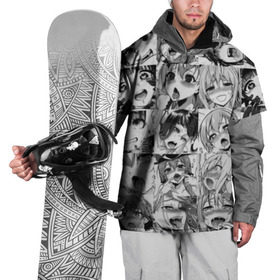 Накидка на куртку 3D с принтом Ахегао в Тюмени, 100% полиэстер |  | Тематика изображения на принте: ahegao | аниме | ахегао | мульт | мультфильм | сенпай | сэмпай