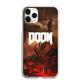 Чехол для iPhone 11 Pro Max матовый с принтом DOOM в Тюмени, Силикон |  | Тематика изображения на принте: demon | devil | doom | doom vfr | evil | game | mars | red | демон | дум | игры | космос | красная планета | марс | пришельцы