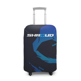 Чехол для чемодана 3D с принтом «Shroud» - рюкзак в Тюмени, 86% полиэфир, 14% спандекс | двустороннее нанесение принта, прорези для ручек и колес | michael «shroud» grzesiek | pubg | twitch | блогер | стример | шрауд