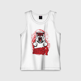 Детская майка хлопок с принтом Eskimo Callboy - Polar Bear в Тюмени,  |  | eskimo callboy | merch | metal | polar bear | rock | мерч | металл | полярный медведь | пхк | рок | эскимо коллбой