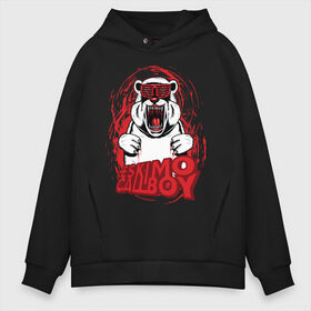 Мужское худи Oversize хлопок с принтом Eskimo Callboy - Polar Bear в Тюмени, френч-терри — 70% хлопок, 30% полиэстер. Мягкий теплый начес внутри —100% хлопок | боковые карманы, эластичные манжеты и нижняя кромка, капюшон на магнитной кнопке | Тематика изображения на принте: eskimo callboy | merch | metal | polar bear | rock | мерч | металл | полярный медведь | пхк | рок | эскимо коллбой