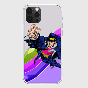 Чехол для iPhone 12 Pro Max с принтом Jojo Jotaro в Тюмени, Силикон |  | Тематика изображения на принте: adventure | anime | bizzare | jo jo | jojo | logo | manga | аниме | араки | ахегао | джо | джо джо | джоджо | жижа | жожа | жожо | йойо | лого | манга | мульт | мультфильм | отаку | сериал | символ | хирохико | юри | яой