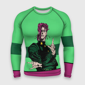 Мужской рашгард 3D с принтом Jojo Kakyoin в Тюмени,  |  | Тематика изображения на принте: adventure | anime | bizzare | jo jo | jojo | logo | manga | аниме | араки | ахегао | джо | джо джо | джоджо | жижа | жожа | жожо | йойо | лого | манга | мульт | мультфильм | отаку | сериал | символ | хирохико | юри | яой