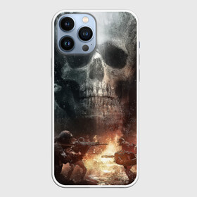 Чехол для iPhone 13 Pro Max с принтом Battlefield Череп в Тюмени,  |  | battlefield | ак 47 | батла | баттл | война | огонь | омон | оружие | перестрелка | стрелялка | череп
