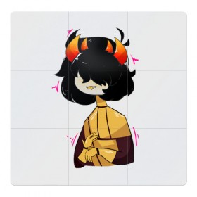 Магнитный плакат 3Х3 с принтом Mituna Captor Homestuck в Тюмени, Полимерный материал с магнитным слоем | 9 деталей размером 9*9 см | anime | book | captor | comix | fandom | game | hiveswap | homestuck | mituna | mituna captor | аниме | хоумстак