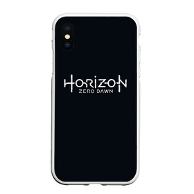 Чехол для iPhone XS Max матовый с принтом HORIZON ZERO DAWN в Тюмени, Силикон | Область печати: задняя сторона чехла, без боковых панелей | aloy | game | horizon zero dawn | hunter | machine | mecha | robot | snow | spear | the frozen wilds | weapon | игры | постапокалипсис | роботы | фентези | элой