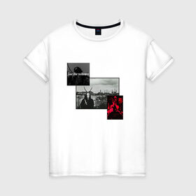 Женская футболка хлопок с принтом ,,Horned god`` в Тюмени, 100% хлопок | прямой крой, круглый вырез горловины, длина до линии бедер, слегка спущенное плечо | black