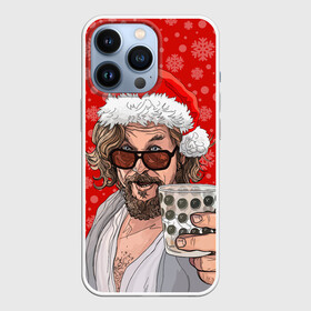 Чехол для iPhone 13 Pro с принтом Лебовски Санта в Тюмени,  |  | balls | big lebowski | bowling | film | happy christmas | movie | santa claus | skittles | большой лебовски | боулинг | дед мороз | кегли | кино | колпак | красная шапка | новый год | праздник | рождество | с новым годом | санта клаус