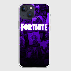 Чехол для iPhone 13 mini с принтом FORTNITE в Тюмени,  |  | 2019 | armor | armour | cybersport | esport | fortnite | game | llama | logo | броня | игра | киберспорт | лама | симулятор строительства | строительство | фиолетовый | фирменные цвета | фортнайт