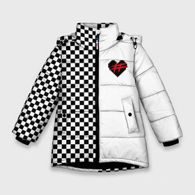 Зимняя куртка для девочек 3D с принтом ФРЕНДЗОНА в Тюмени, ткань верха — 100% полиэстер; подклад — 100% полиэстер, утеплитель — 100% полиэстер. | длина ниже бедра, удлиненная спинка, воротник стойка и отстегивающийся капюшон. Есть боковые карманы с листочкой на кнопках, утяжки по низу изделия и внутренний карман на молнии. 

Предусмотрены светоотражающий принт на спинке, радужный светоотражающий элемент на пуллере молнии и на резинке для утяжки. | friend | zone | бойчик | бутылочка | бэйби | вечеринка | вписке | клетка | мэйби | панк | пижамная | поп | розовый | сердечко | сердце | ска | флирт | френдзона | хэш | школьная