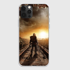 Чехол для iPhone 12 Pro Max с принтом Metro 2033 постапокалипсис в Тюмени, Силикон |  | Тематика изображения на принте: 2033 | будущее | закат | метро | метро2033 | постапокалипсис | противогаз | радиация | сталкер