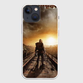Чехол для iPhone 13 mini с принтом Metro 2033 постапокалипсис в Тюмени,  |  | 2033 | будущее | закат | метро | метро2033 | постапокалипсис | противогаз | радиация | сталкер