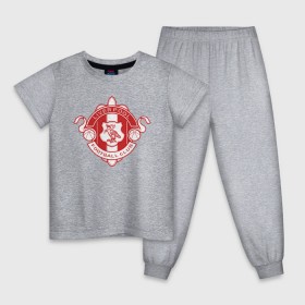 Детская пижама хлопок с принтом Liverpool FC в Тюмени, 100% хлопок |  брюки и футболка прямого кроя, без карманов, на брюках мягкая резинка на поясе и по низу штанин
 | 