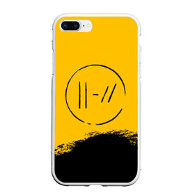 Чехол для iPhone 7Plus/8 Plus матовый с принтом TWENTY ONE PILOTS TOP в Тюмени, Силикон | Область печати: задняя сторона чехла, без боковых панелей | 21 pilots | 21p | music | rock | top | trench | twenty one pilots | группа | музыка | рок