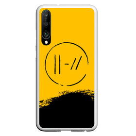 Чехол для Honor P30 с принтом TWENTY ONE PILOTS TOP в Тюмени, Силикон | Область печати: задняя сторона чехла, без боковых панелей | 21 pilots | 21p | music | rock | top | trench | twenty one pilots | группа | музыка | рок