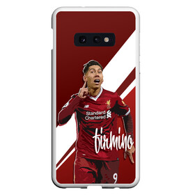 Чехол для Samsung S10E с принтом Roberto Firmino в Тюмени, Силикон | Область печати: задняя сторона чехла, без боковых панелей | firmino | lfc | liverpool | liverpool fc | mane | shaqiri | ливерпуль | фирмино | фк | футбол | футбольный клуб англии | шакири