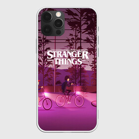 Чехол для iPhone 12 Pro с принтом STRANGER THINGS в Тюмени, силикон | область печати: задняя сторона чехла, без боковых панелей | finn wolfhard | gaten mataraz | millie bobby brown | natalia dyer | stranger things | winona ryder | вайнона райдер | милли бобби браун | оченнь странные дела | очень странные дела | странные события